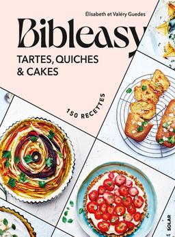 Livre Tartes, quiches et cakes - Bibleasy - Guedes Elisabeth