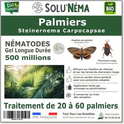 Nématodes - Palmiers - 500 millions nématodes SC