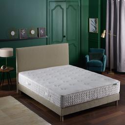 Ensemble matelas La Mousse Responsable + sommier Beige, 140x190