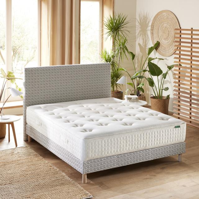 Ensemble matelas Le Cocoon + sommier + tête de lit 140x190