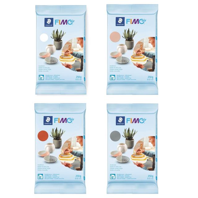 4 pâtes polymères Fimo Air 250 g