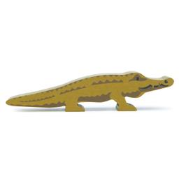 Crocodile en bois