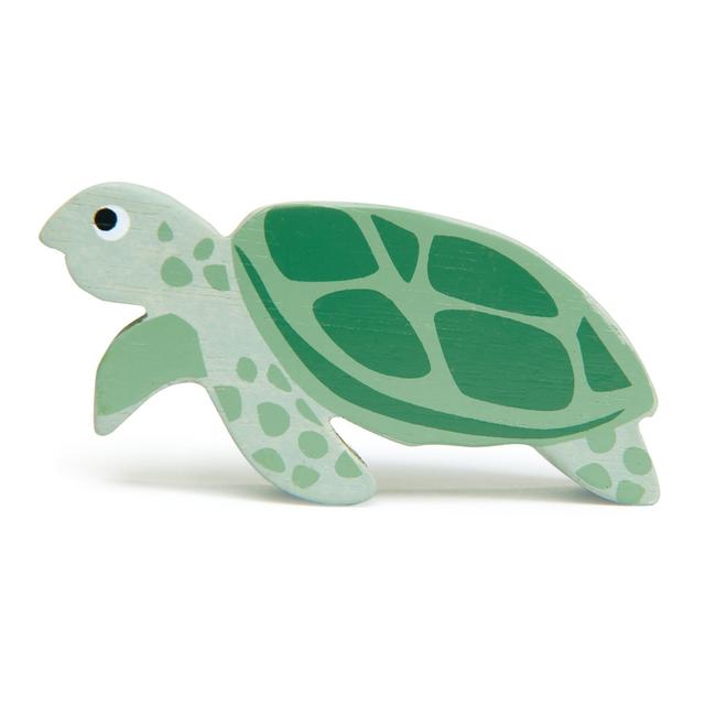 Tortue de mer en bois