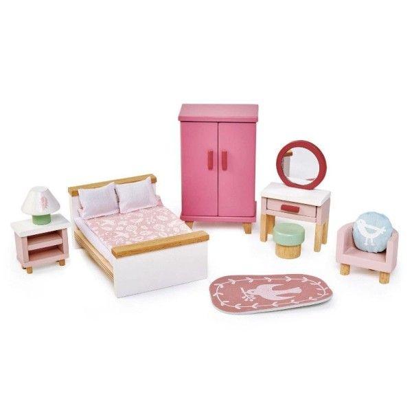 Accessoires Meubles de Poupées La chambre des parents