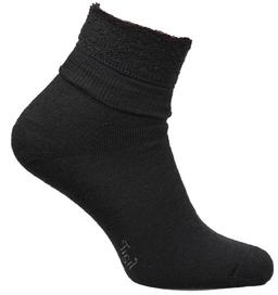 Chaussettes bouclettes noires 82% laine mérinos T43-46