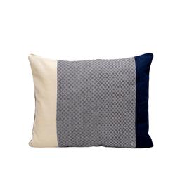 Coussin tissé en polyester marine 40x50 - HRUH HNUE