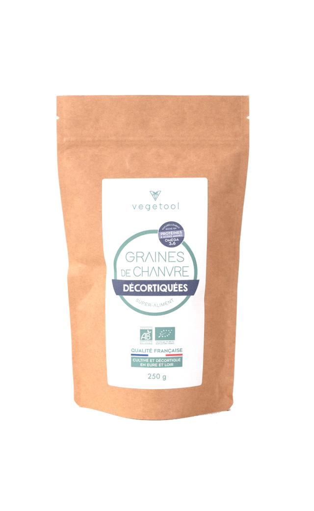 Graines de Chanvre décortiquées biologiques (250 g)