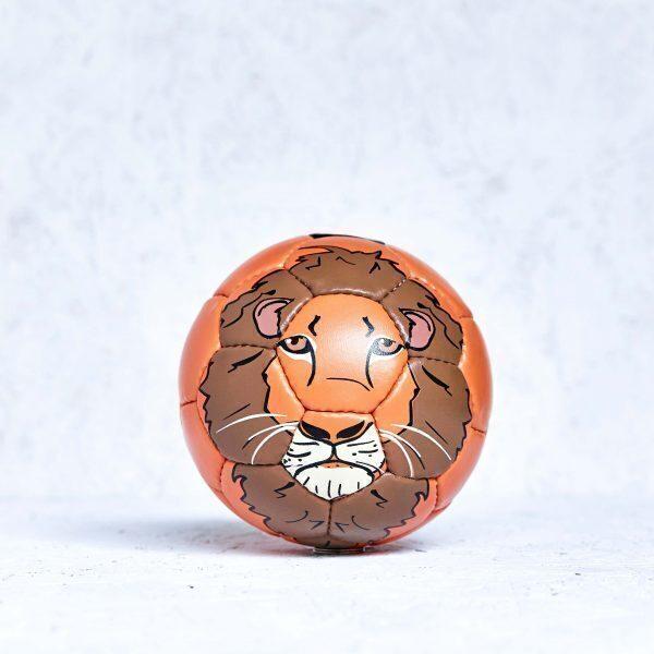 Petit ballon de football écoresponsable lion (taille 1)