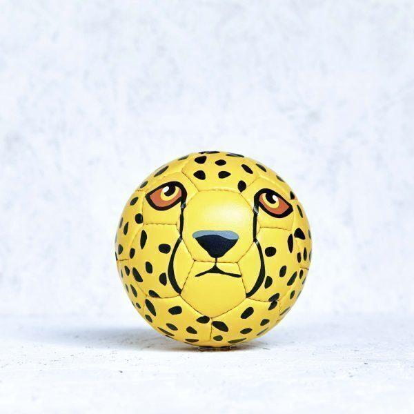 Petit ballon de football écoresponsable guépard (taille 1)