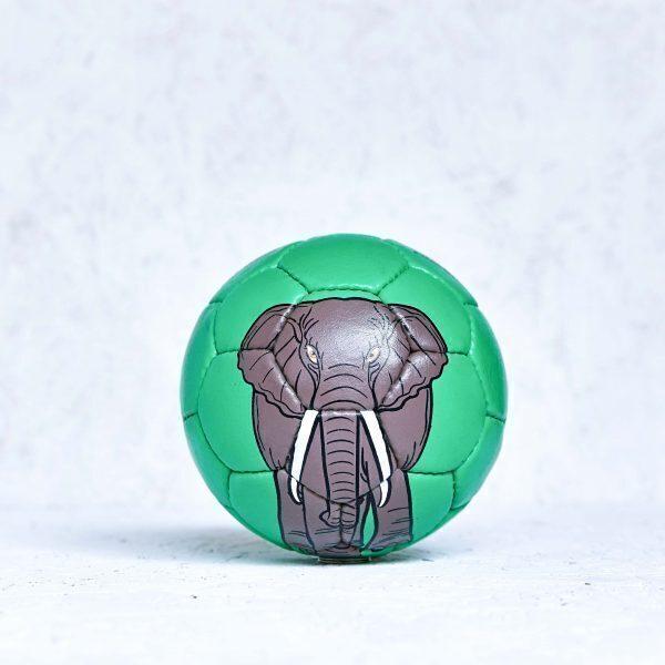 Petit ballon de football écoresponsable éléphant (taille 1)