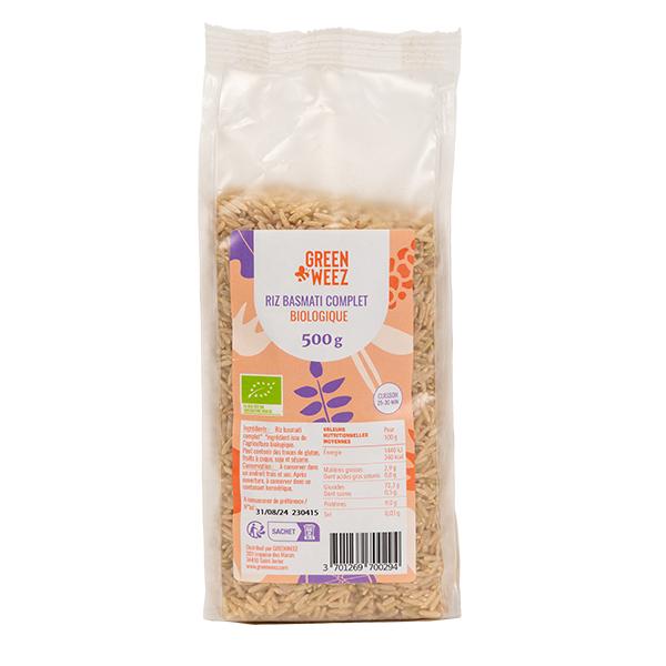 Riz Basmati complet bio 500g