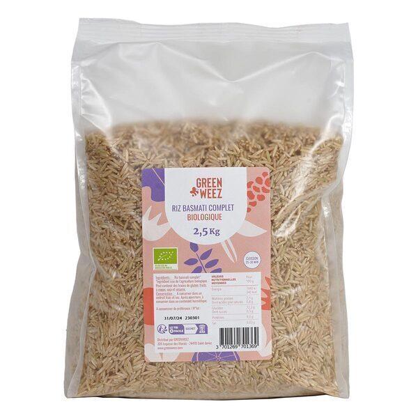 Riz basmati complet bio 2,5kg