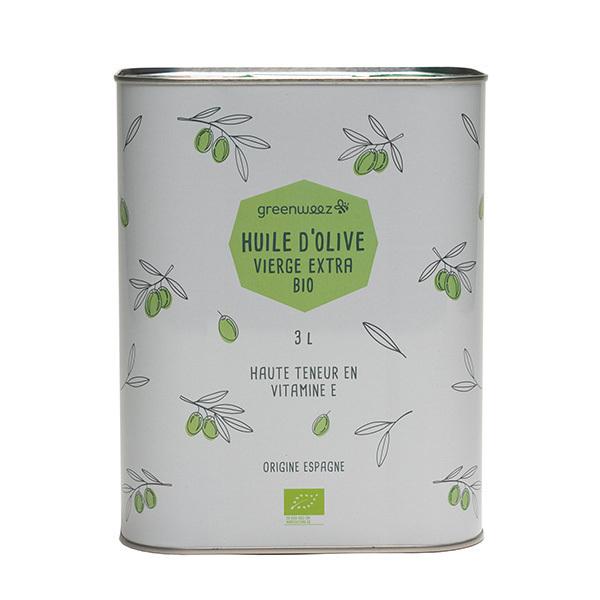 Huile d'olive vierge extra bio 3L