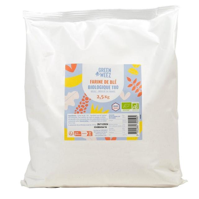 Farine de blé T80 meule France bio 2,5kg