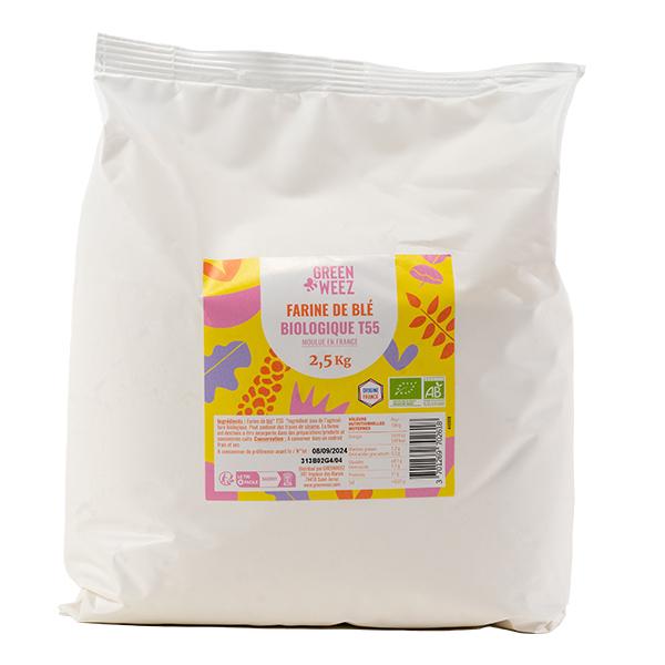 Farine de blé T55 Bio France 2,5kg