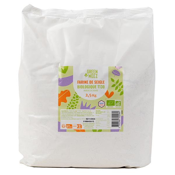 Farine de seigle T130 Bio France 2,5kg