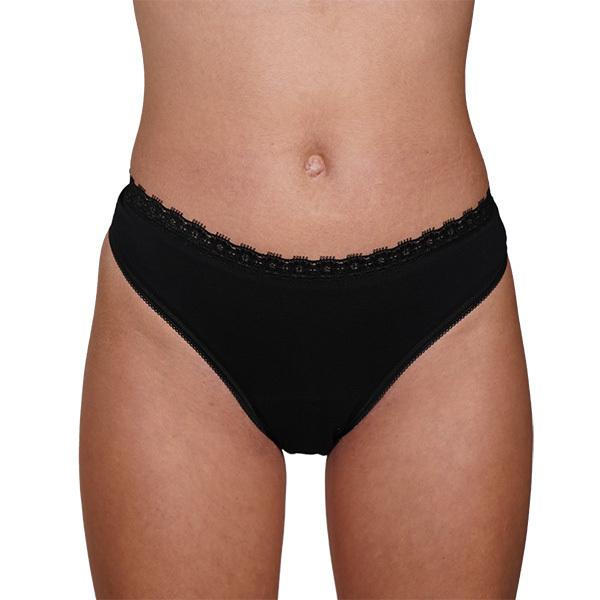 Shorty menstruel noir - Taille L - Flux Important