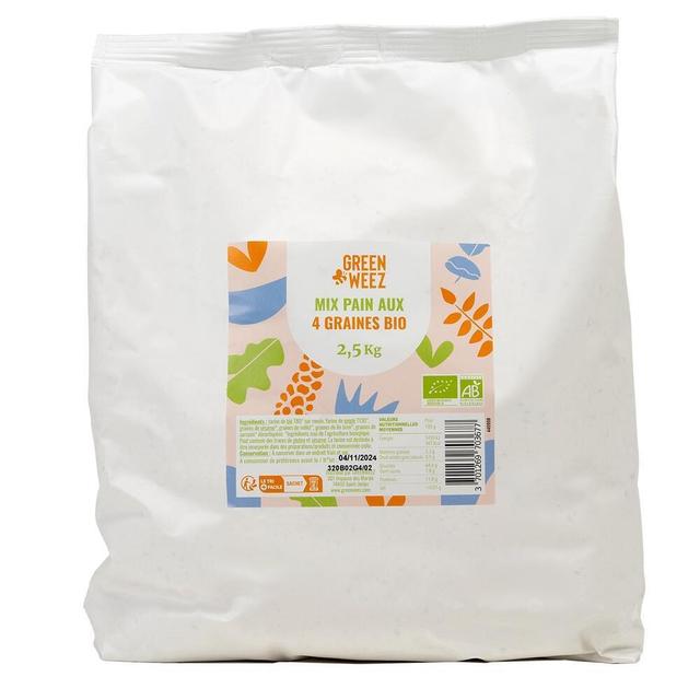 Mix pain aux 4 graines bio France 2,5kg