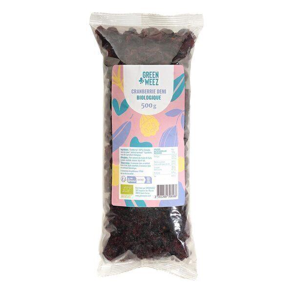 Cranberries demies bio 500g