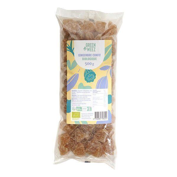 Gingembre confit cube 500g