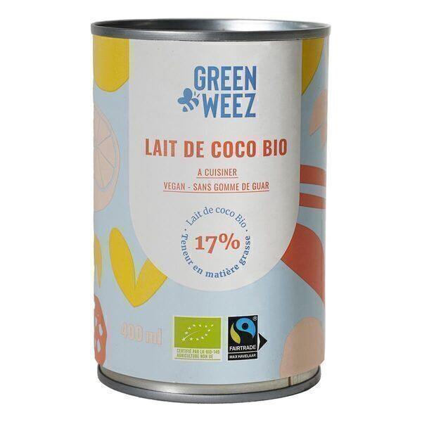 Lait de coco 17% MG 400ml équitable