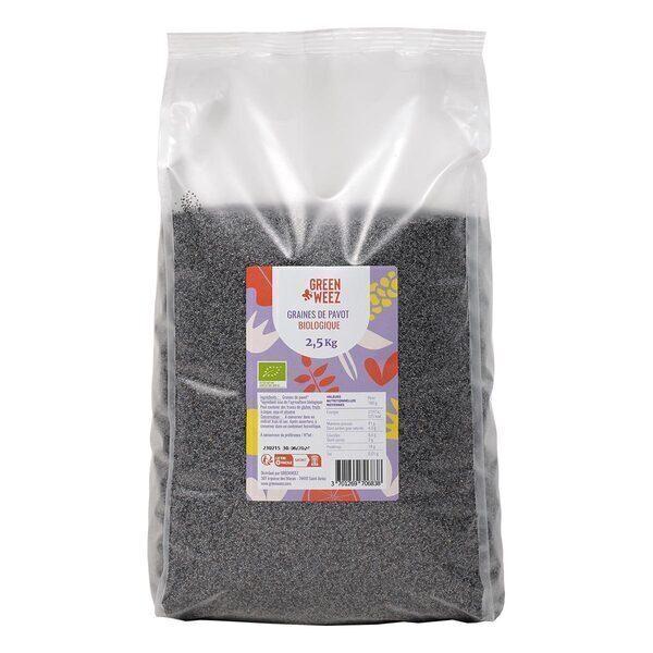 Graines de pavot bio 2,5kg