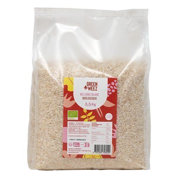 Riz blanc long bio 2,5kg