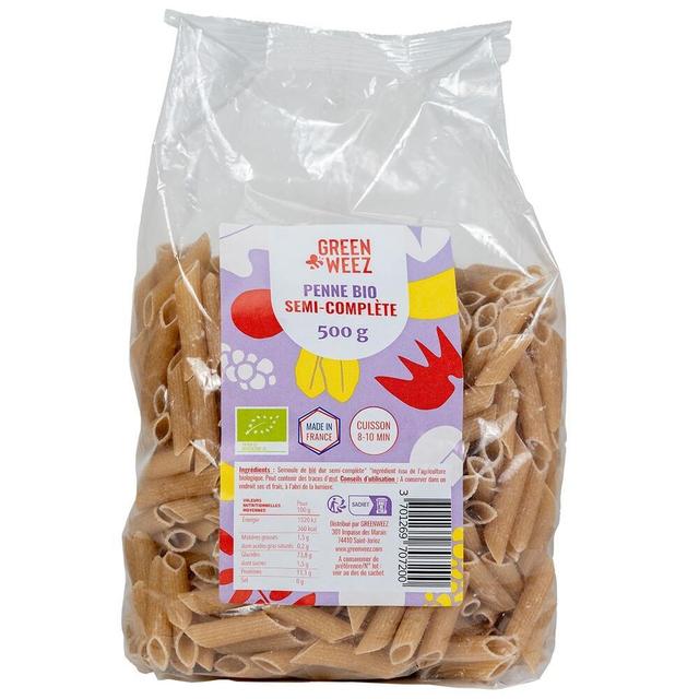 Penne bio semi-complète 500g