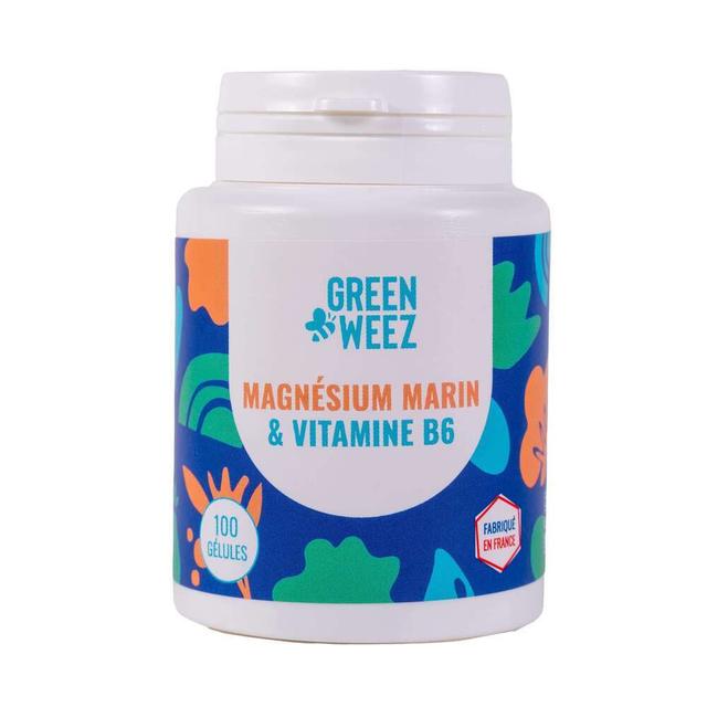 Magnésium marin et vitamine B6 100 gélules