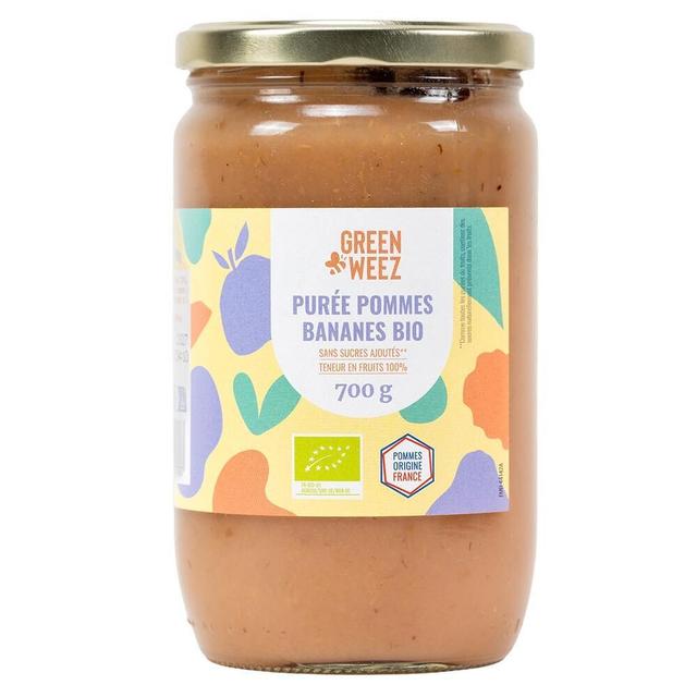 Purée pomme banane bio 700g