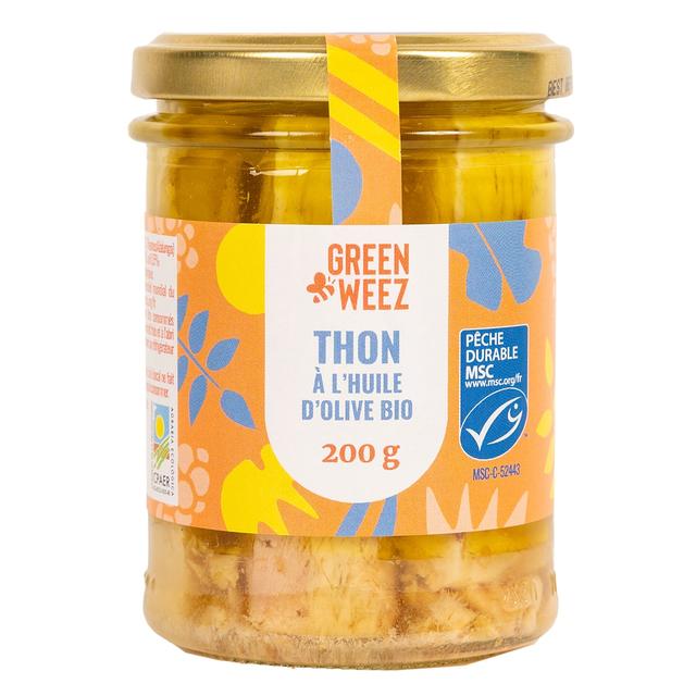 Thon à l'huile d'olive bio 200g