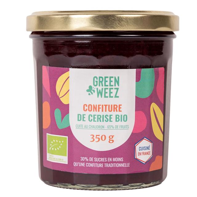 Confiture de cerises bio 350g