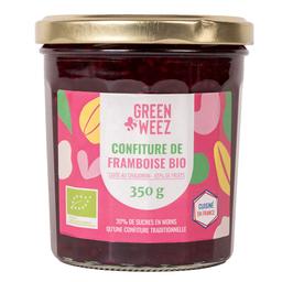 Confiture de framboises bio 350g