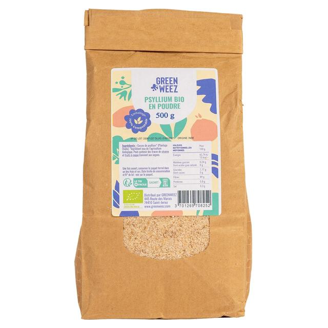 Téguments de Psyllium Bio 500g