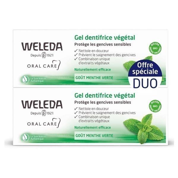 Duo Gel dentifrice végétal 2x75ml