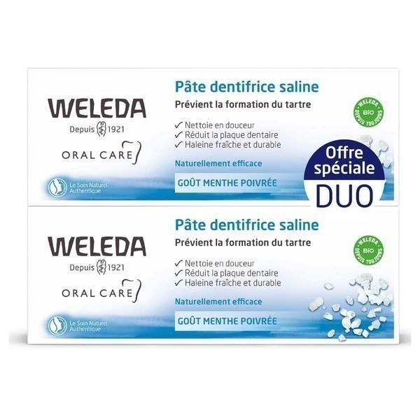 Duo Pâte dentifrice saline 2x75ml