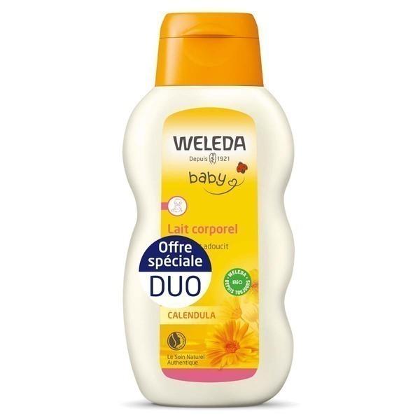 Lait corporel bébé au calendula 2x200ml Offre Duo