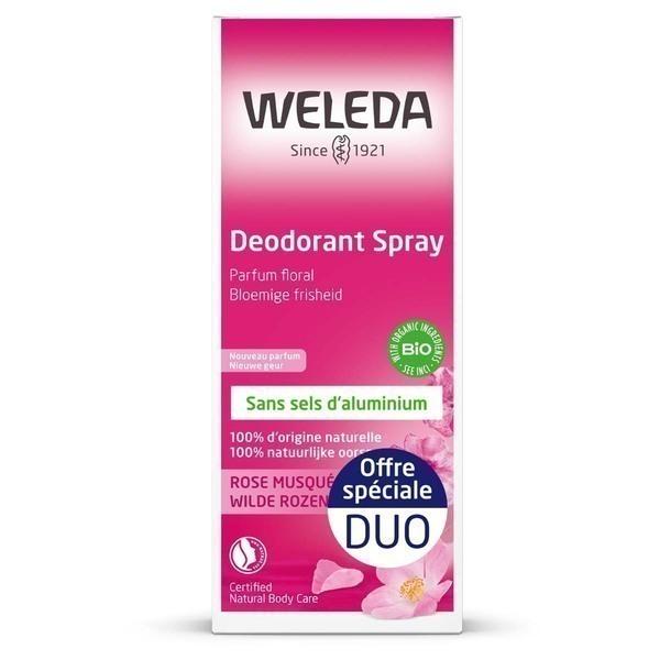 Duo déodorant spray rose 2x100ml