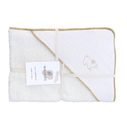 Cape de bain RABBITS broderie jaune