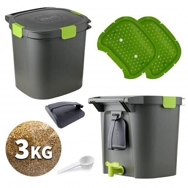 Lot de 2 Bokashi Confort 14 Litres| Kit Complet