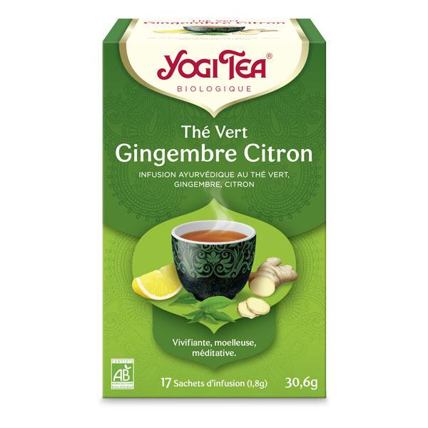 Thé Vert Gingembre Citron 17 sachets