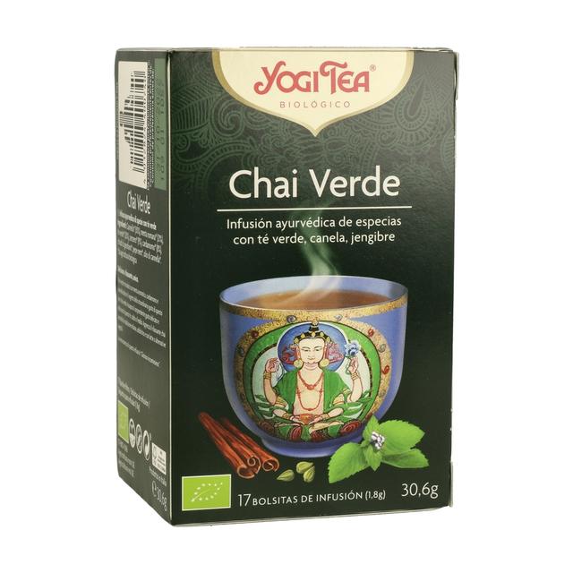 Chai vert 17 sachets infuseurs de 1.8g