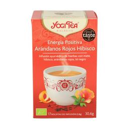 Énergie positive Canneberges Hibiscus 17 sachets infuseurs de