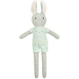 Peluche éponge de coton bio Lapin 35cm Albetta® - Peluche bio