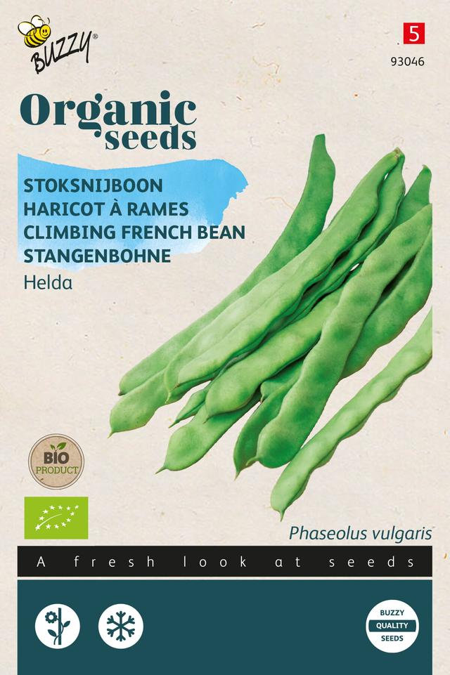 Buzzy Organic Haricot à rames Helda(BIO) - Ca. 15 gr