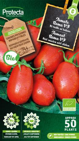 Tomate Roma VF BIO  Protecta Graines paysanne - Ca. 2 gr