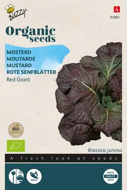 Buzzy Organic Moutarde Red Giant (BIO) - Ca. 1 gr