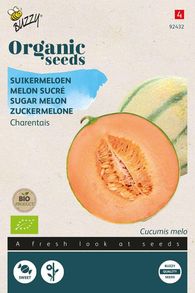 Buzzy Organic Melon sucré Charentais BIO) - Ca. 0,3 gr (=Ca. 10