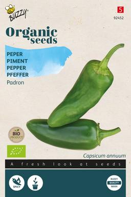 Buzzy Organic Piment Padron (BIO) - Ca. 0,15 gr