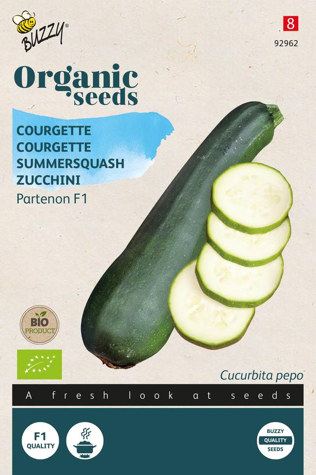 Buzzy Organic Courgette Partenon F1(BIO) - Ca. 7 graines